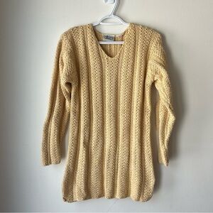 Cottage Essentials by northern reflections long knit sweater size medium